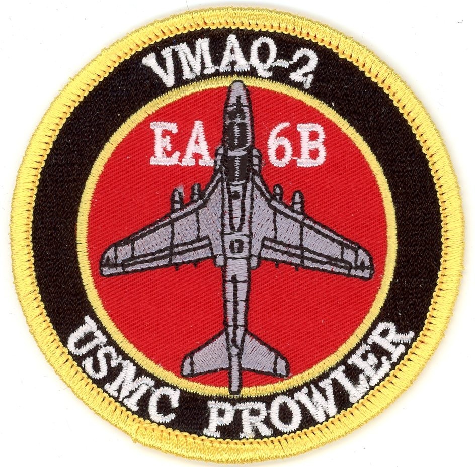 USMC Patch: Marine Tactical Electronic Warfare Squadron 2 (VMAQ-2)
