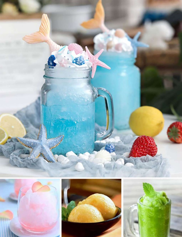 Stainless Steel Ice Crusher Machine Durable Crushed Ice Maker Easy Clean