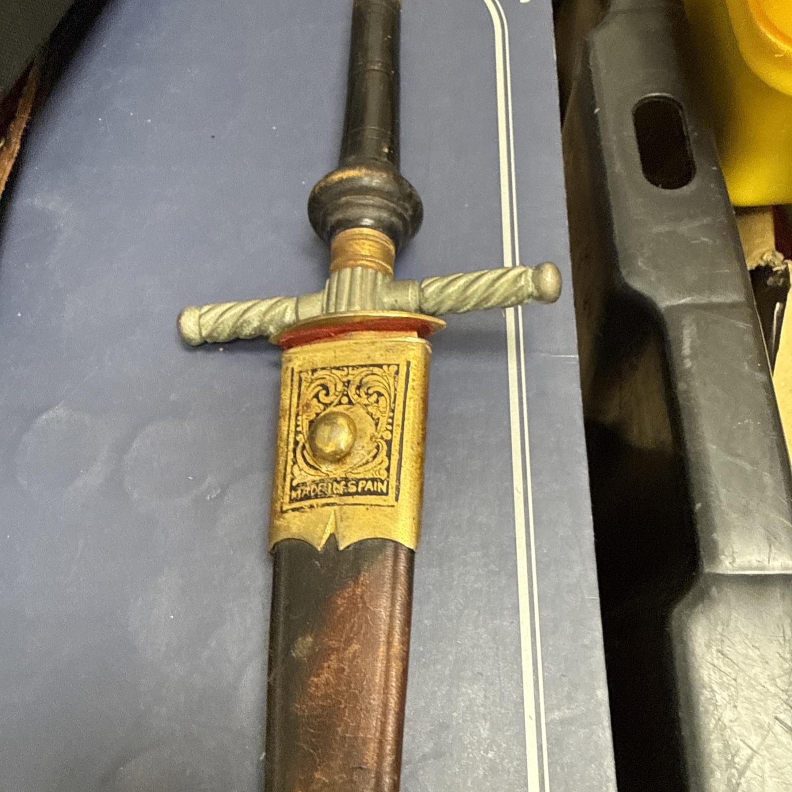 ANTIQUE TOLEDO SPANISH PLUG BAYONET DAGGER