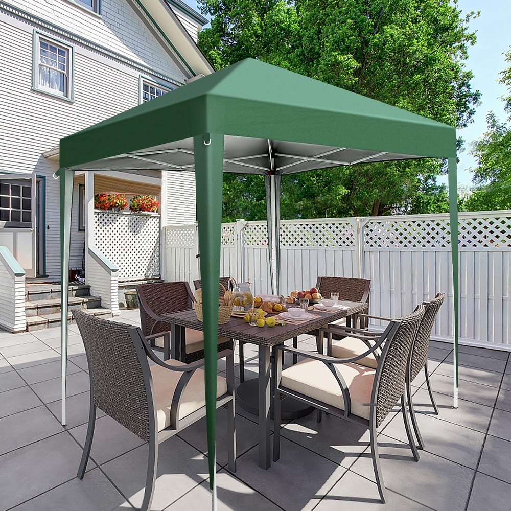 2 x 2m Practical Waterproof Right-Angle Folding Tent Green