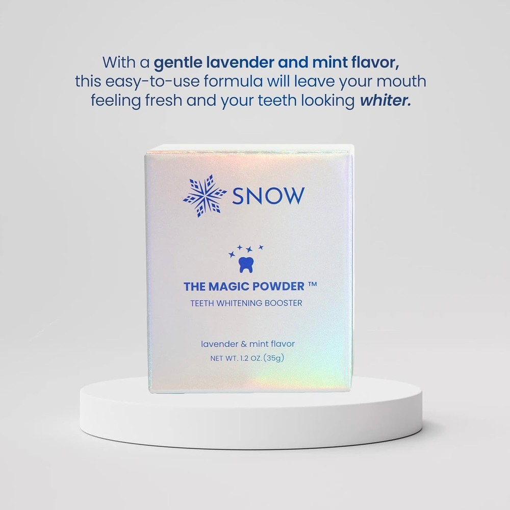SNOW Magic Teeth Whitening Powder Lavender Mint 35g