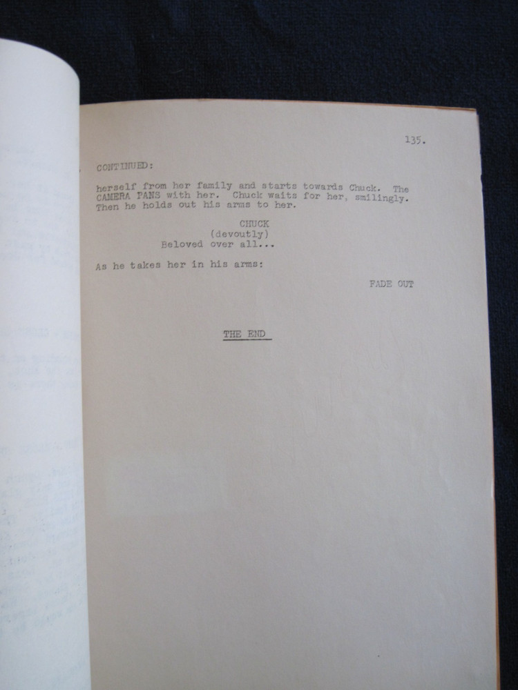 ORIGINAL SCRIPT - OUR VERY OWN - ANN BLYTH, FARLEY GRANGER 1949