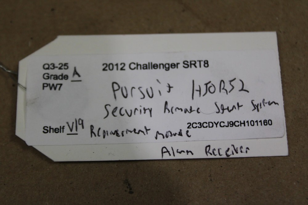 Audiovox PurSuit H50R52 Remote Start Security AntiTheft Replacement Module Alarm