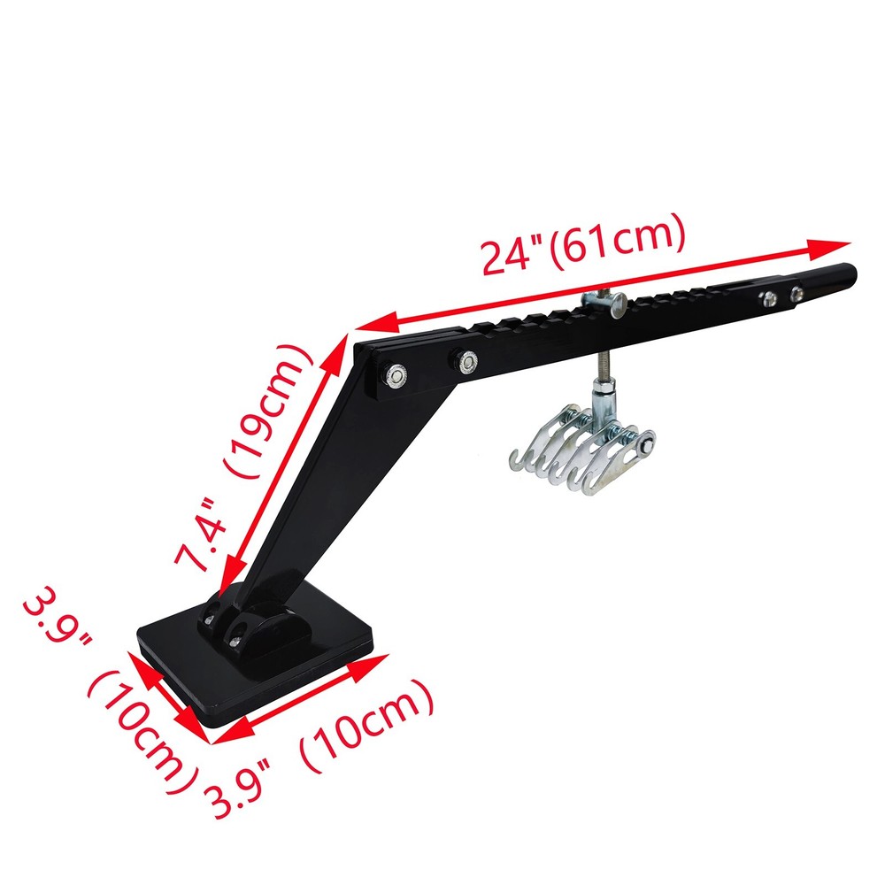 Car Dent Bar Puller Pull Lever Pulling Kit Adjustable Foot with EVA 6 Claw Hooks