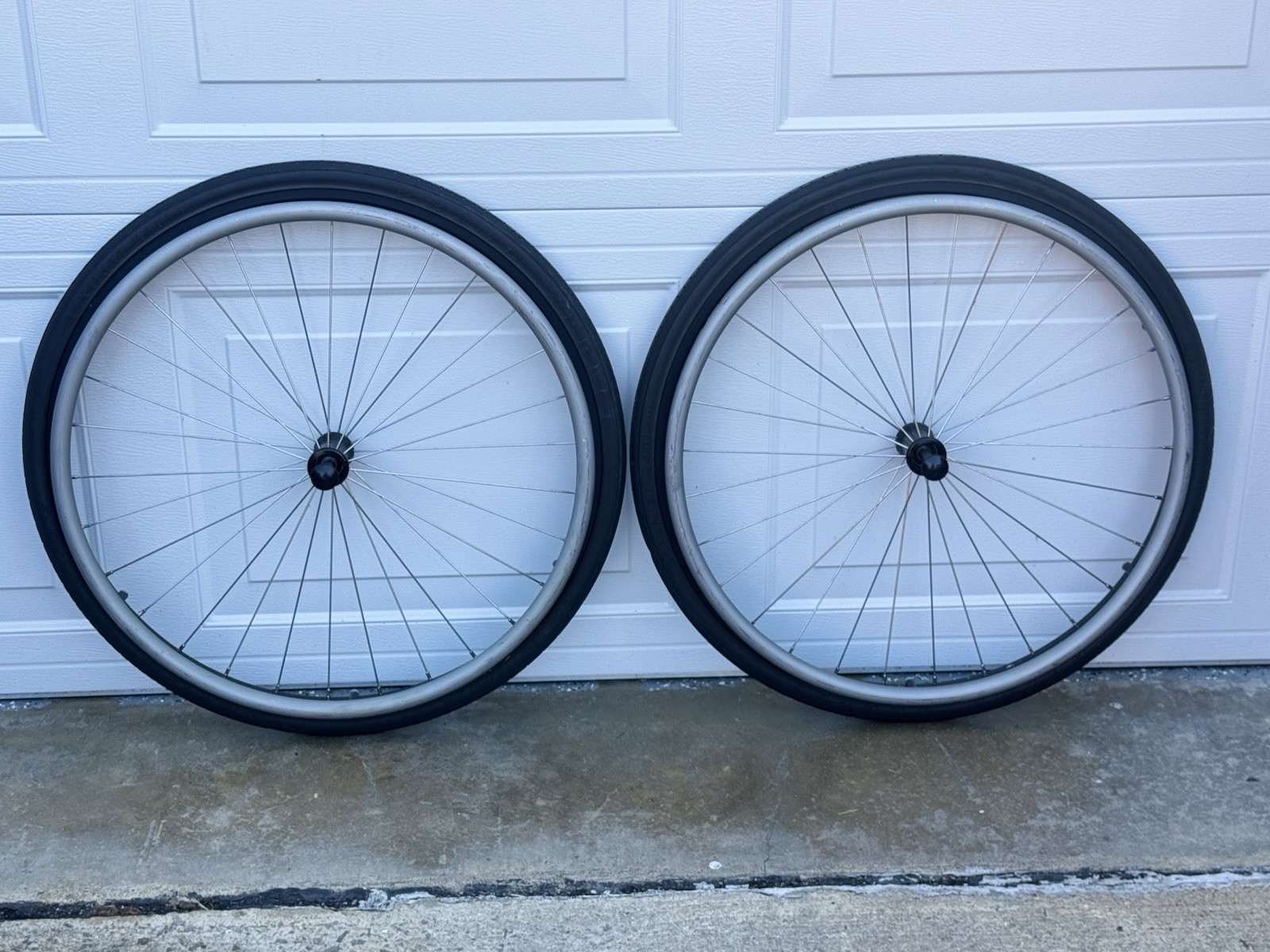 Pair of 24" Primo Xpress Wheelchair Wheels 37-540 Quick Release Quickie Ki