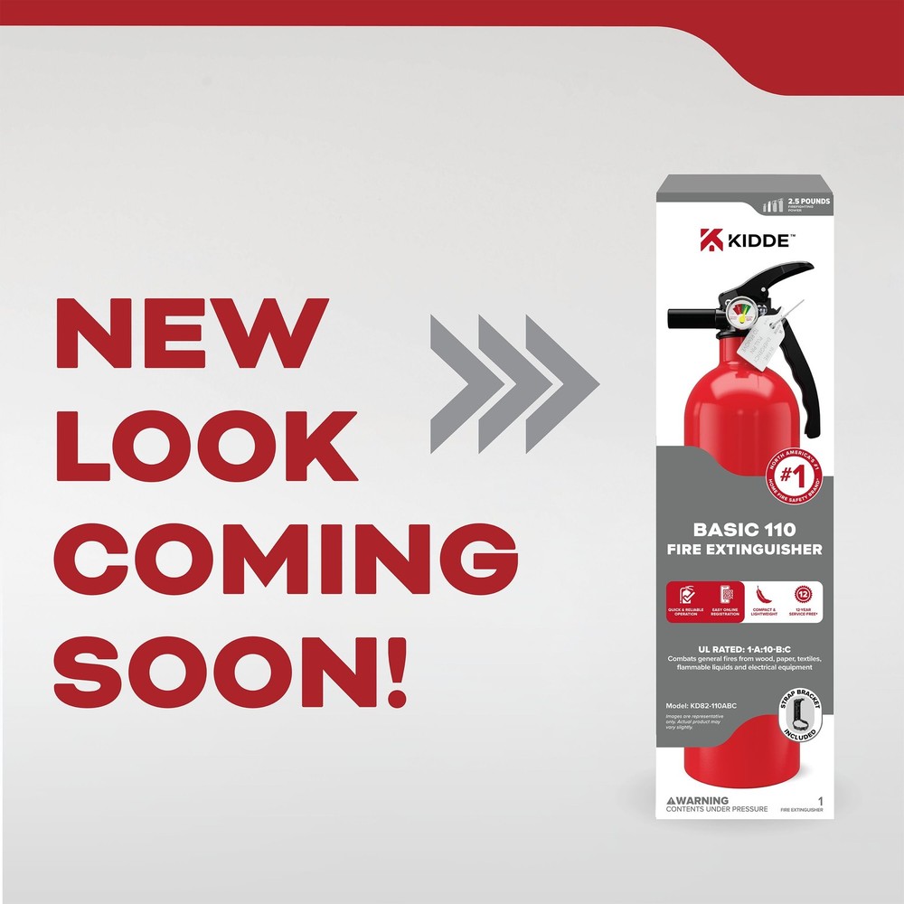 (2 pack) Kidde Basic Fire Extinguisher for Home, Residential 1A10BC