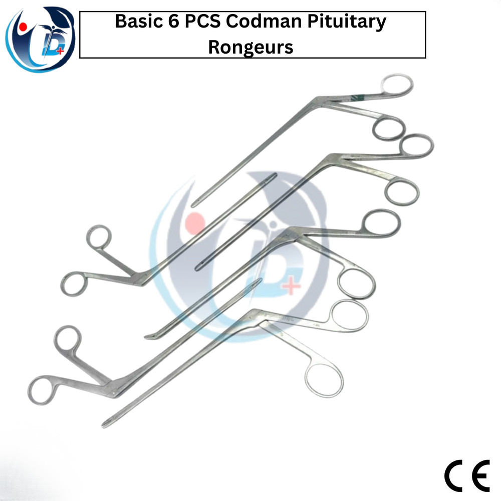 Basic 6 PCS Codman Pituitary Rongeurs surgical instruments set