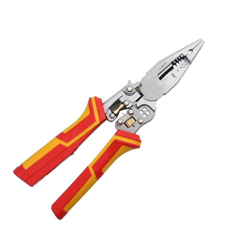 Voltage Tester Pliers Multi Tool Wire Stripper for AC DC Wire Twisting Cutting