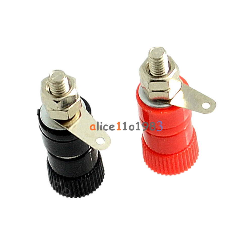 20PCS JS-910B 4mm Banana Plug Jack Socket Female Binding Post for Speaker Audio
