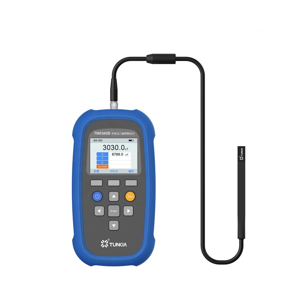 Portable Triaxial Tesla Tester Multi-function Magnetic Field Meter Class 0.5