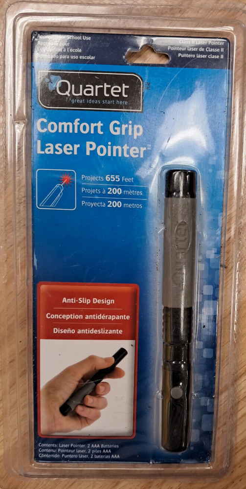Quartet Comfort Laser Pointer Class 2 - Small Venue - Projects 655 Feet - New!