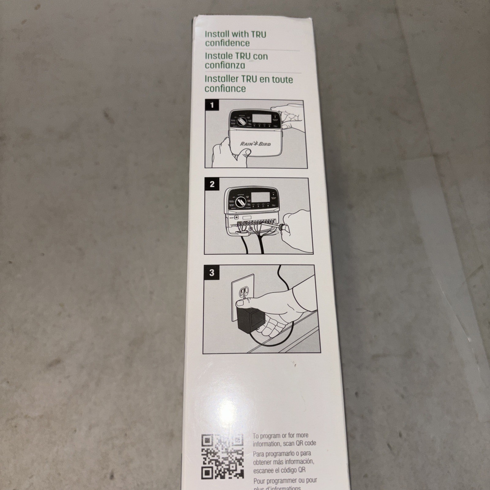 Rain Bird TRU61 TRU Irrigation Controller Indoor Mounting 6-Stations~NEW.A7 4011
