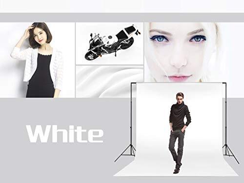 5x7ft [Backdrop] White Screen Key Soft Pure White Studio White screen key