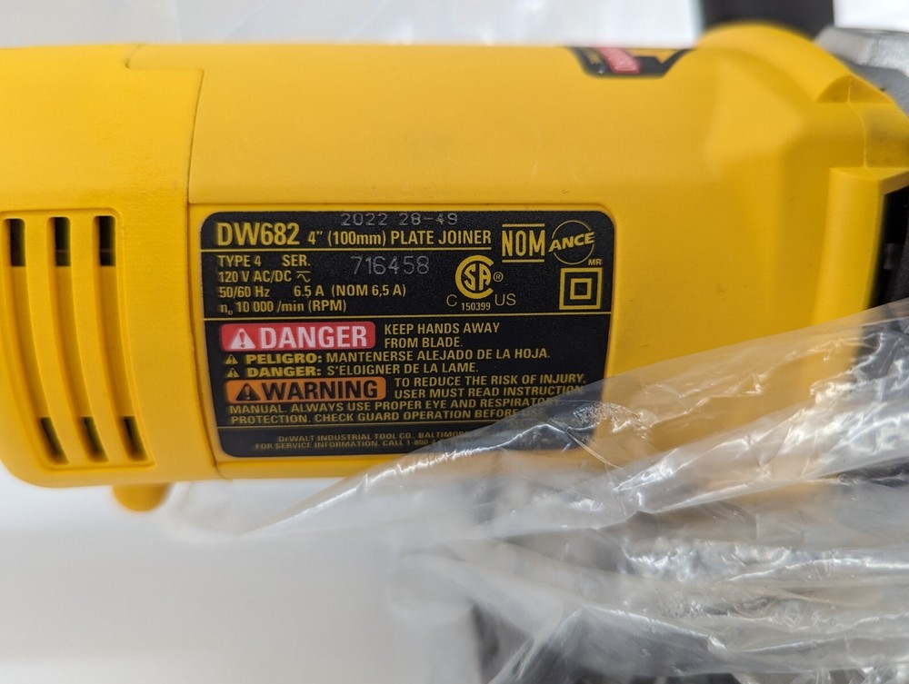 Dewalt DW682 Plate Joiner Kit