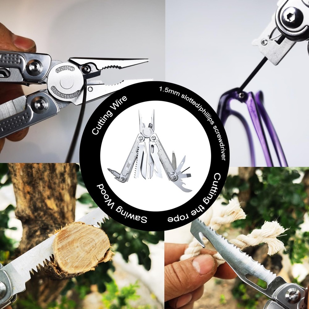 2048 20in1 Multitool Foldable Selflocking Professional Tool For Diy Home Repai