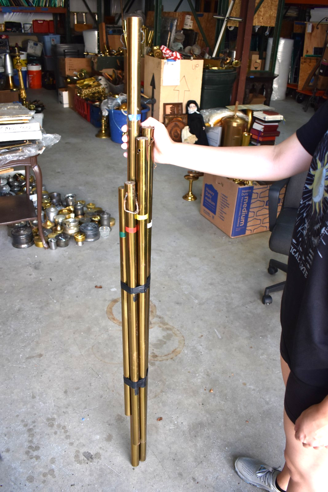 Set of 5 Church Chimes, Great Sound! 'F,C,F,C,A' Notes (CU496) chalice co.