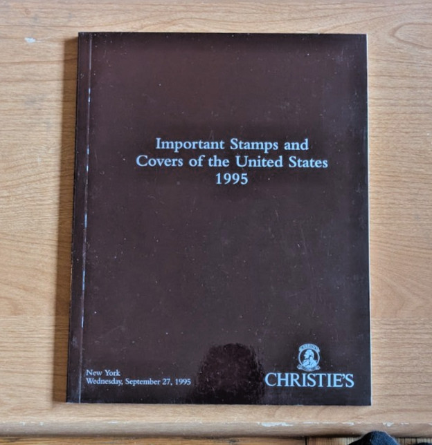 Important Stamps & Covers U. S. 1995 auction catalog Christie's NYC