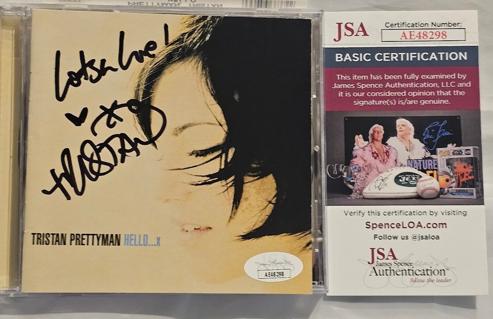 Tristan Prettyman Signed Autographed Hello X  CD JSA COA