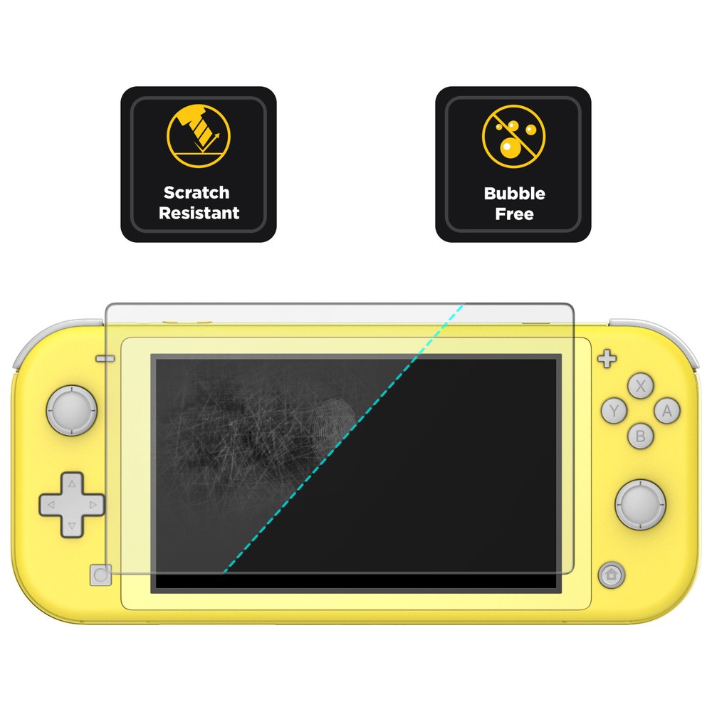Nintendo Switch Lite Tempered Glass Screen Protector UHD Ultra Clear Transparent