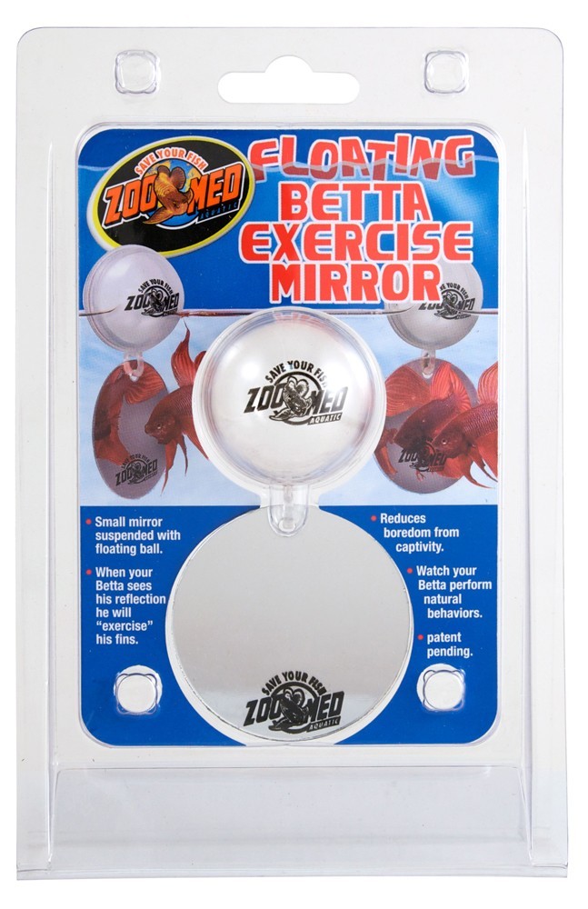 Zoo Med Labs Ornament Floating Betta Exercise Mirror - 3 Pack