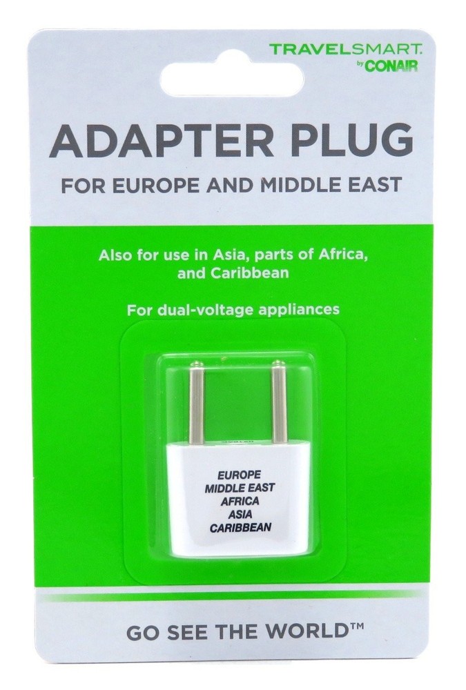 2 Pack Travel Smart Adapter Plug