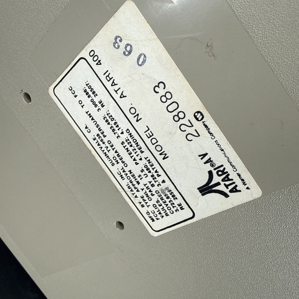 Atari 400 Computer System For Parts Or Repair