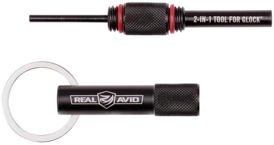 Real Avid 2-in-1 Tool For Glock Disasembly & Front Sight, AVGLOCK21 Sight Tool