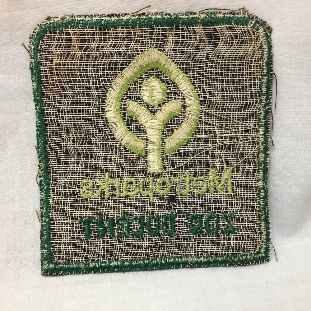 Metroparks Zoo Docent Patch Souvenir Embroidered