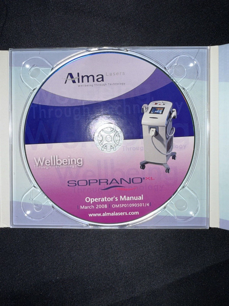 Alma Lasers Soprano Operator's Manual - March 2008