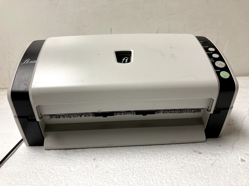 Fujitsu fi-6130 Full Color Document Duplex Scanner Feeder *No Adapter*
