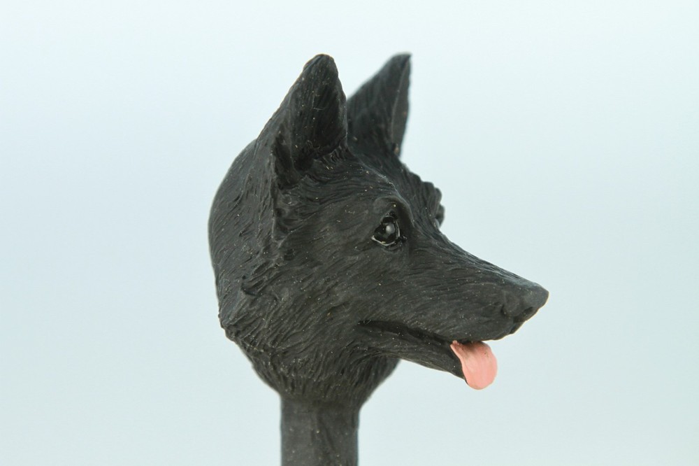 GERMAN SHEPHERD BLACK INTERCHANGEABLE HEAD SEE BREEDS , BODIES @ EBAY STORE)