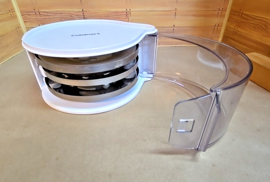 Cuisinart Model DLC-DH/DLC-DHC Disc Holder w/ Three Discs