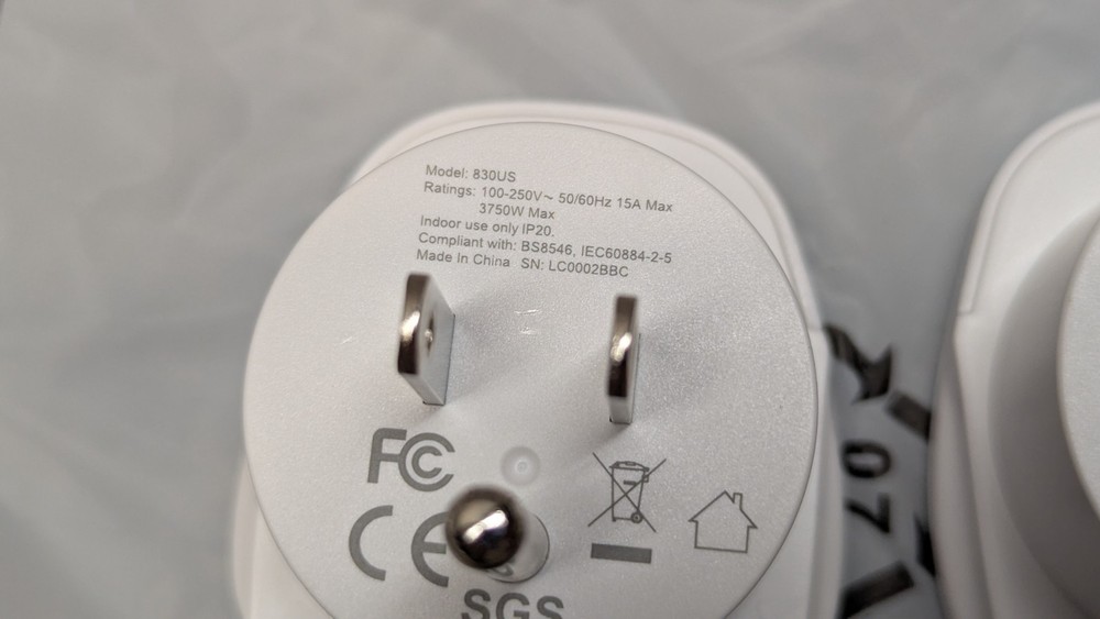 🔥New 2 Pack🔥 Lencent 830US World to US Plug Adapter