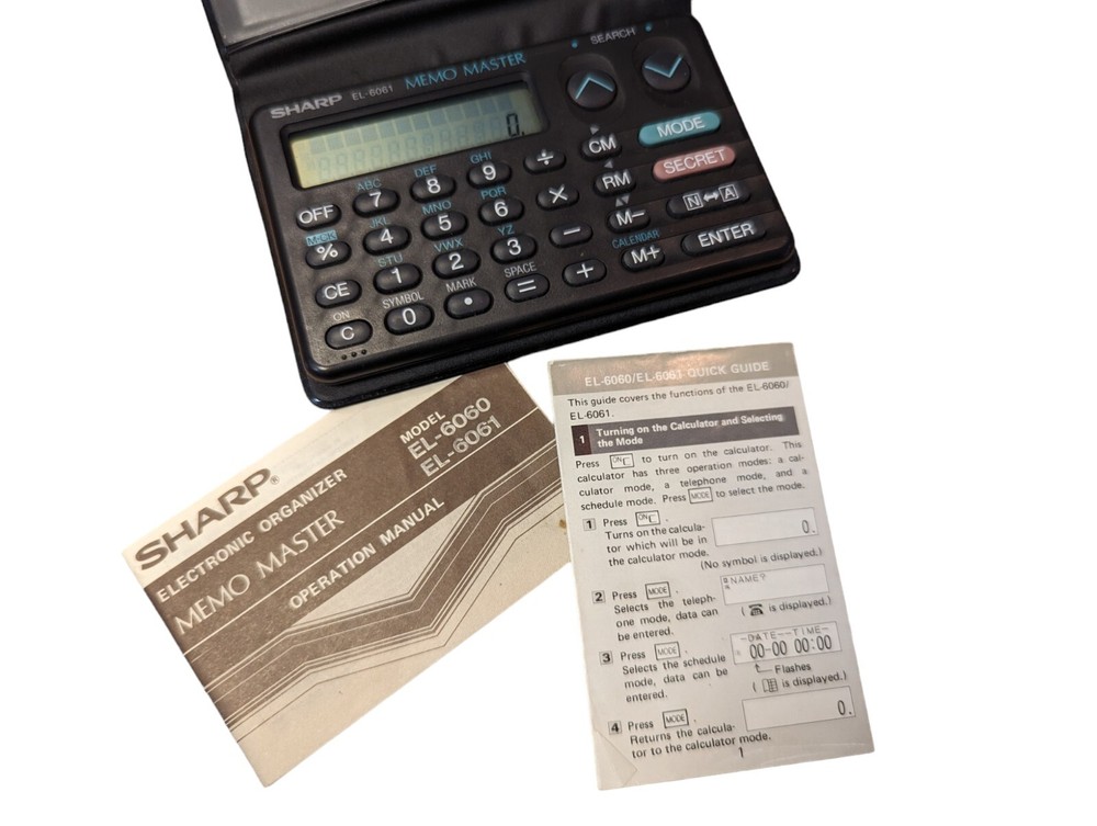 SHARP Memo Master EL-6061 Case