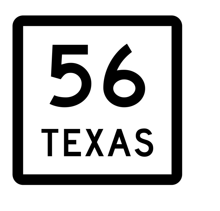 Texas State Highway 56 Sticker Decal