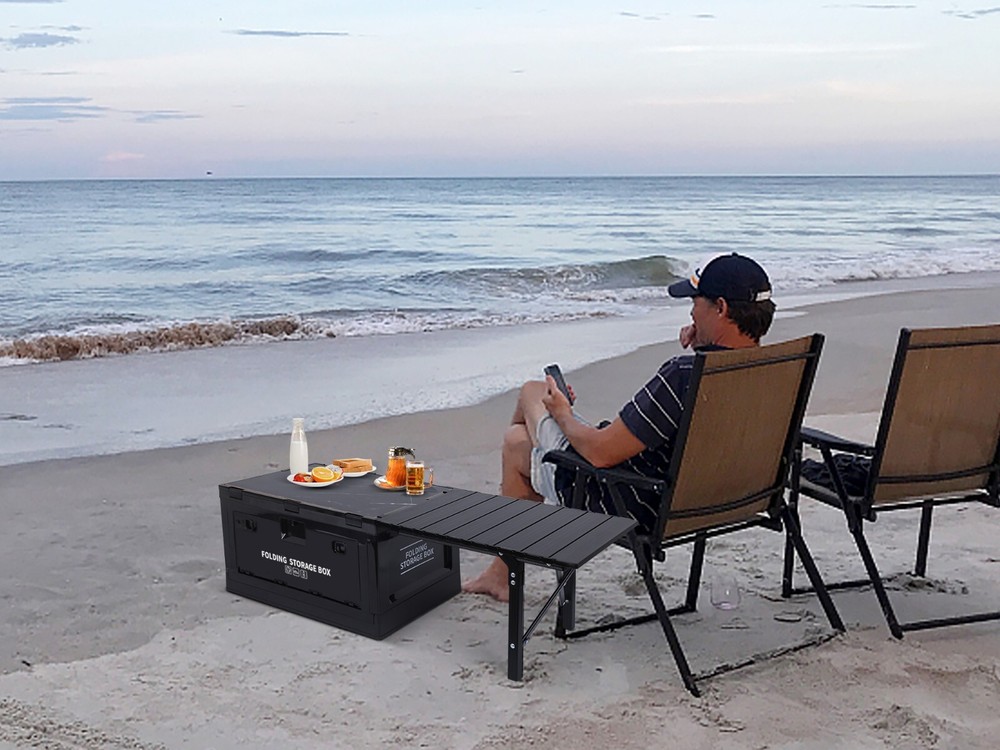 Storage Bin, Collapsible Boxes with Table Collapsible Storage Bins Folding Table