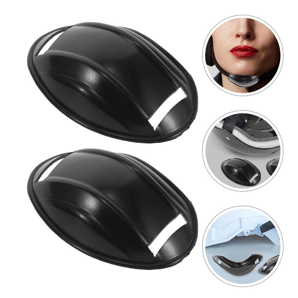 10 Pcs Bike Inner Padding Hard Hat Chin Pads Protector Cups