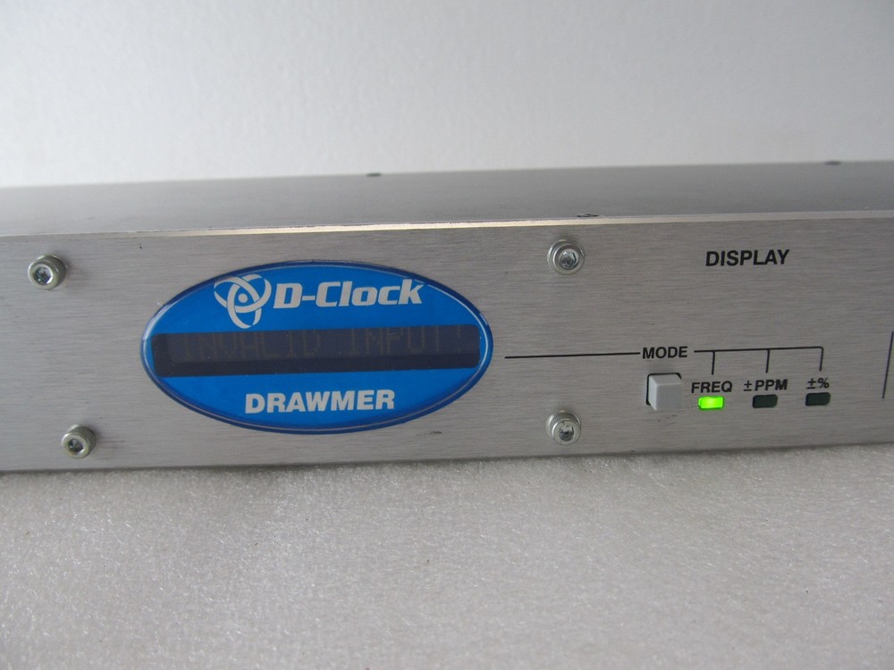 Drawmer D-Clock DMS-2 Master Clock Distributor Rack Mountable