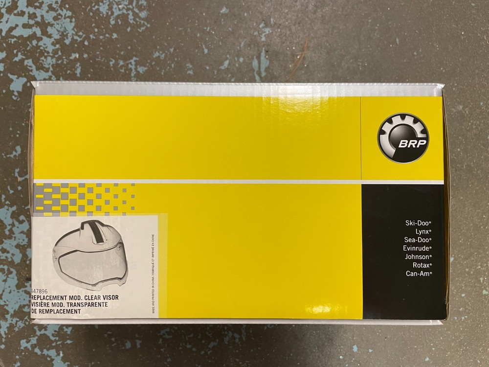 NEW - Ski-Doo Mod Modular Replacement Clear Visor 447896-transparent