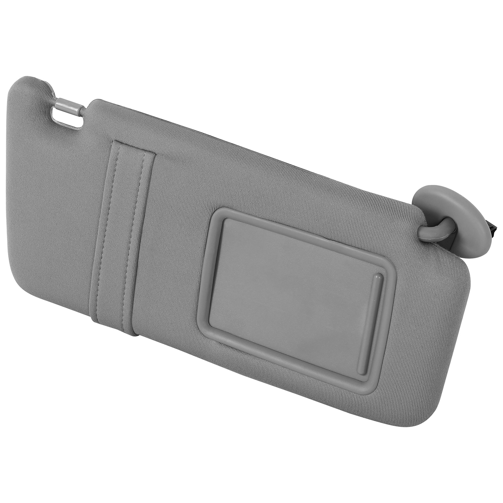 Passenger Side Sun Visor for 2007-2011 Toyota Camry Without Sunroof Light Gray