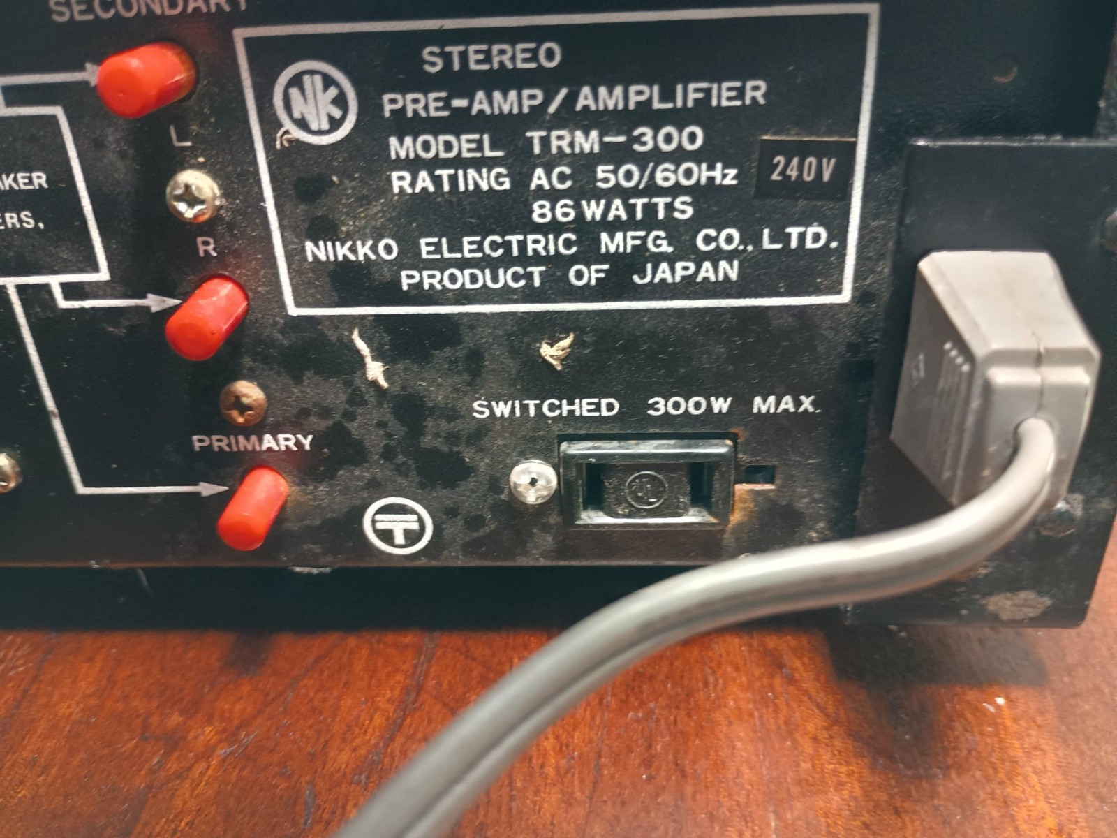 Nikko TRM-300 Vintage Stereo HiFi Amplifier