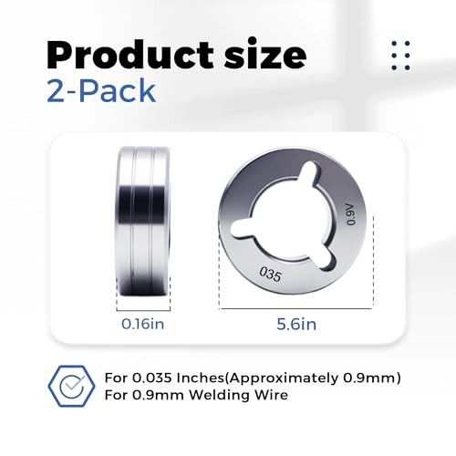 2-Pack 53700 Drive Rolls for Miller Millermatic