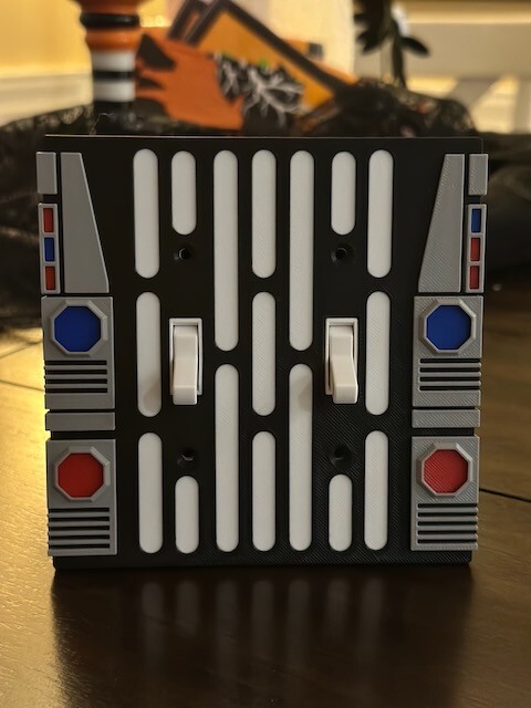 Star Wars Inspired Light Switch Cover Plates