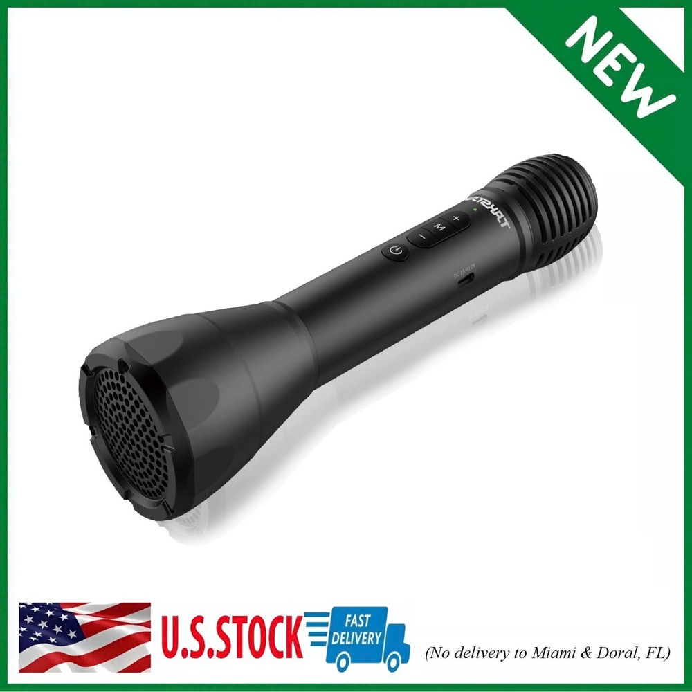 2-In-1 Bluetooth Wireless Microphone & Voice Amplifier, Portable Wireles