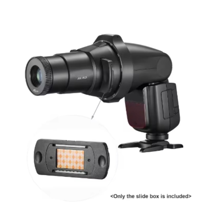 Lightweight Slide Box For AKR26 Camera Flash Projectors Offering Visual