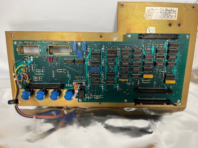 MRC Materials Research CORP. CONTROL DIAGNOSTICS CONTROL PANEL P/N 832-78-100