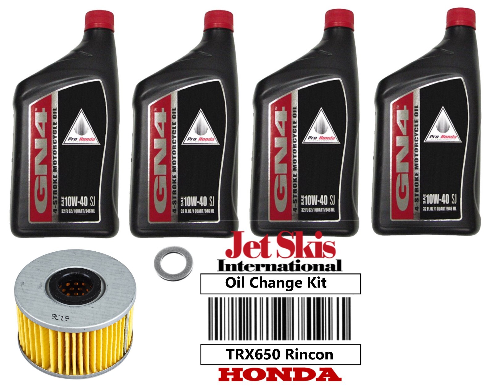 OEM Honda TRX650 Rincon TRX 650 FA Oil Change Kit Oil Filter & Washer