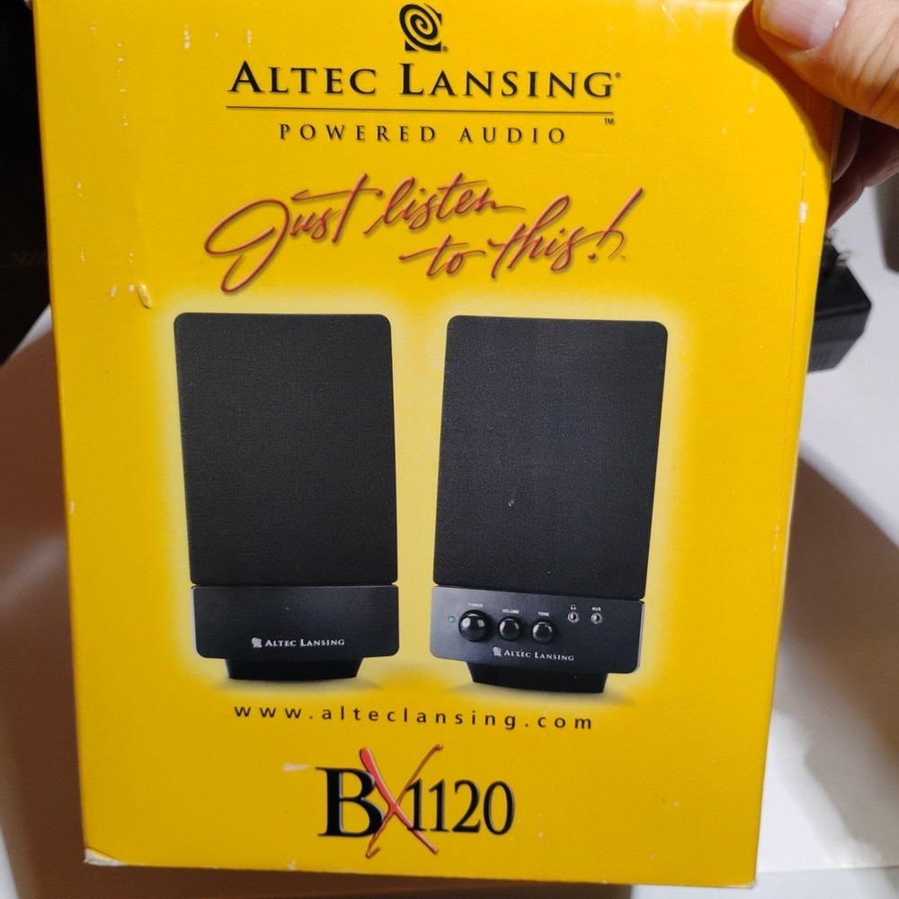 Altec Lansing Computer Speakers BX1120 - WORKS VG CONDITION