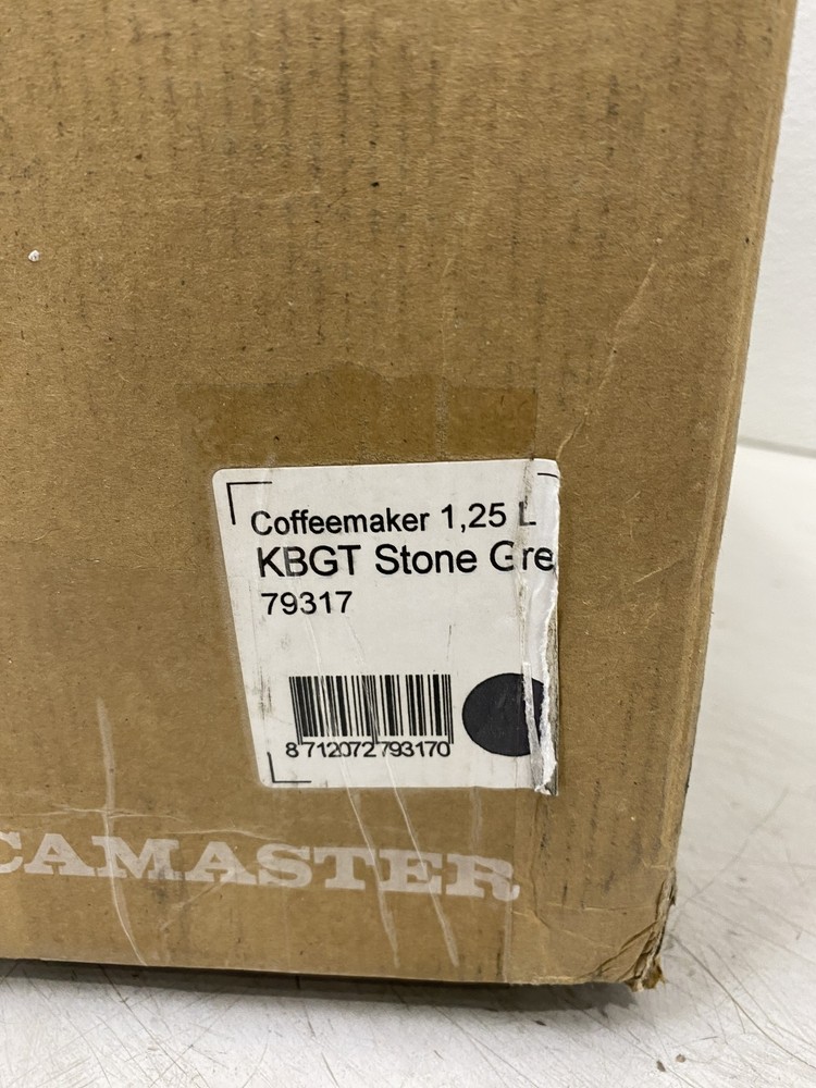 Technivorm Moccamaster Coffee Maker KBGT Stone Grey 79317