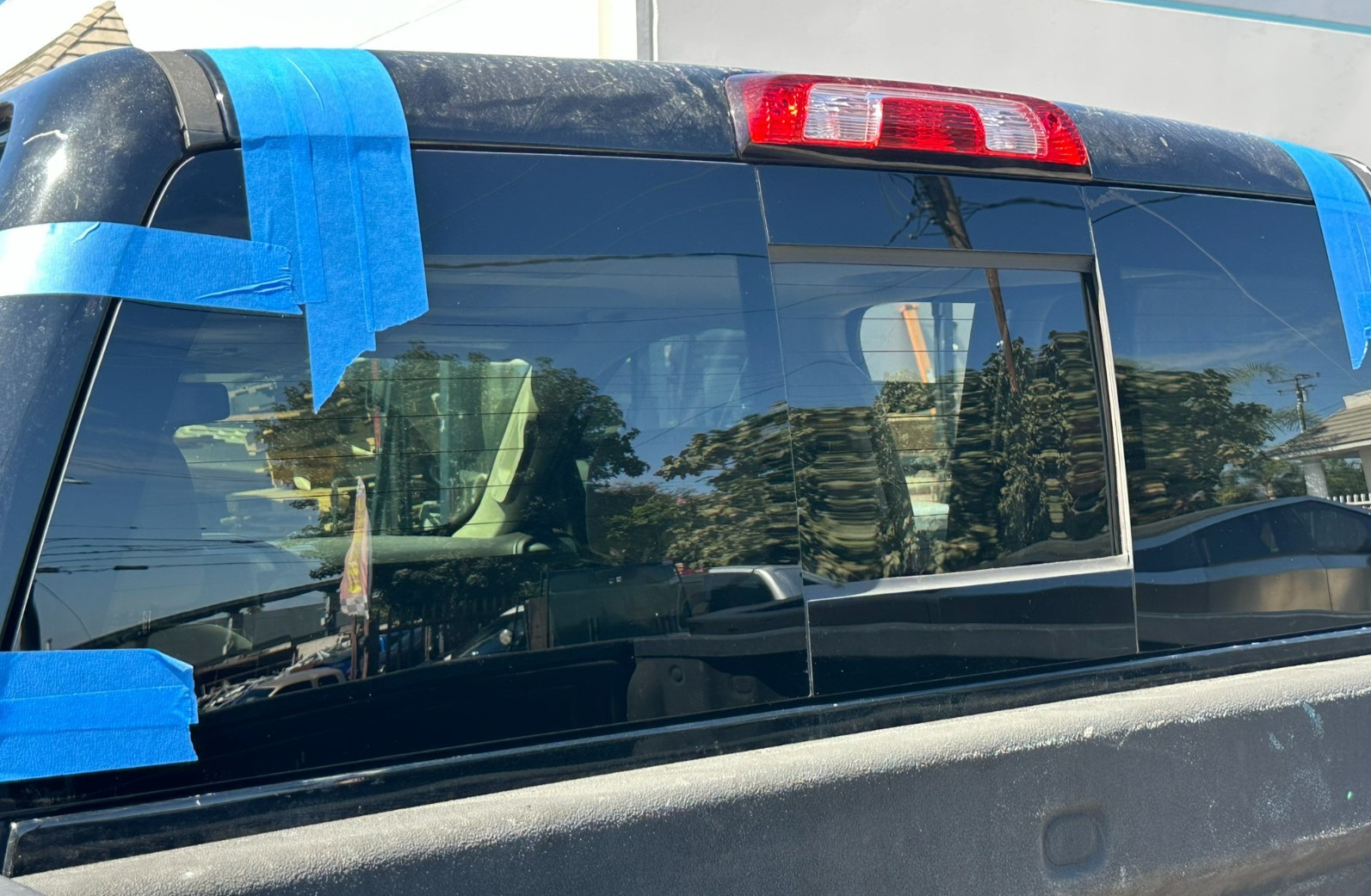 Fit 2014-2018 Chevy Silverado 1500 Back Glass POWER Slider w/Heated "No Cable"